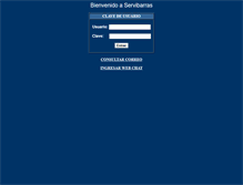 Tablet Screenshot of intranet.servibarras.com